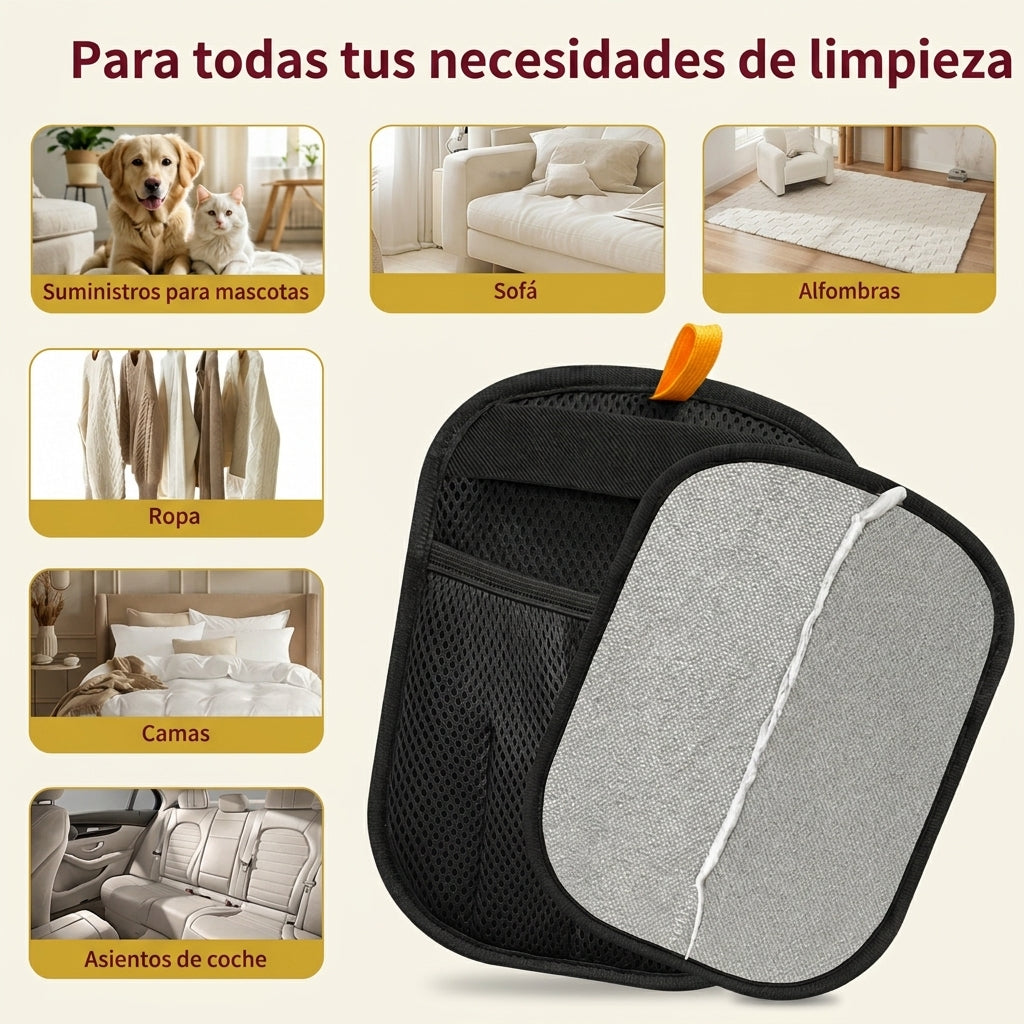 Guantes Removedores de Pelo para Mascotas 1 Unidad